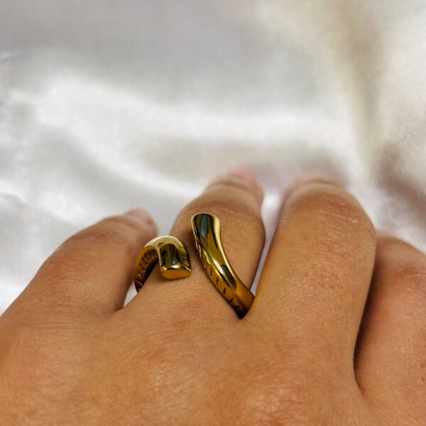Premium Gold Plated Wrap Snake Cuff Ring
