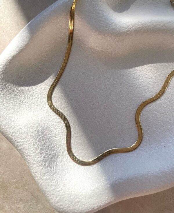 Elegant Gold Plated Neck Chain for Women – Versatile, Minimalist Design for Corporate & Casual Styles - Image 2