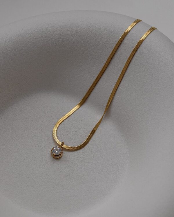 Elegant Gold Plated Neck Chain for Women – Versatile, Minimalist Design for Corporate & Casual Styles - Image 4