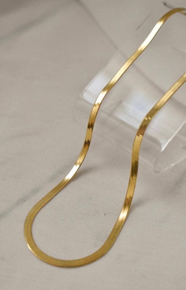 Elegant Gold Plated Neck Chain for Women – Versatile, Minimalist Design for Corporate & Casual Styles - Image 5