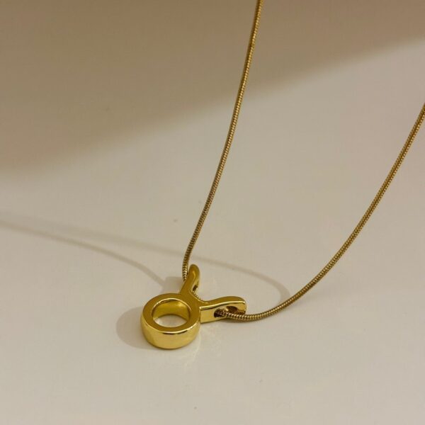 Gold Plated Taurus Bull Symbol Pendant – Powerful Look - Image 4